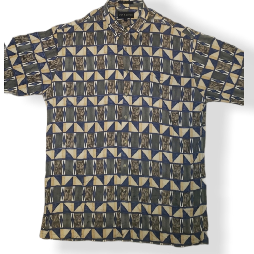 Croft & Barrow Mid-Century Modern Button Down XLT
